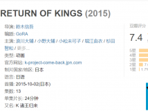 [日本][2015][K RETURN OF KINGS][13集全][国语中字][TS/1080P][单集约1.83G]